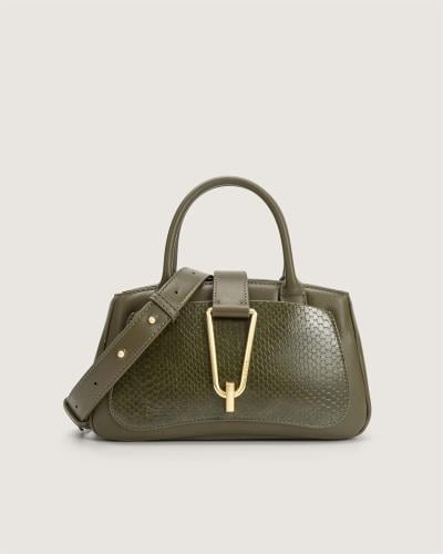 شنطة برواز النسائية باللون الزيتي