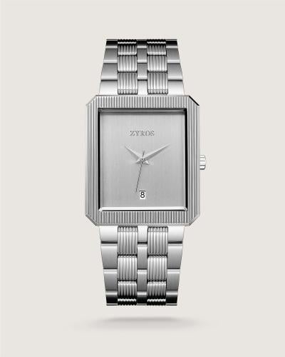 ساعة مرسى الرجالية بلون فضي