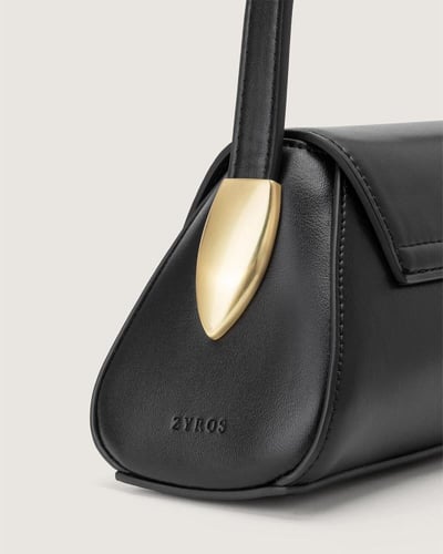 شنطة إمبريا النسائية جلد بلون أسود