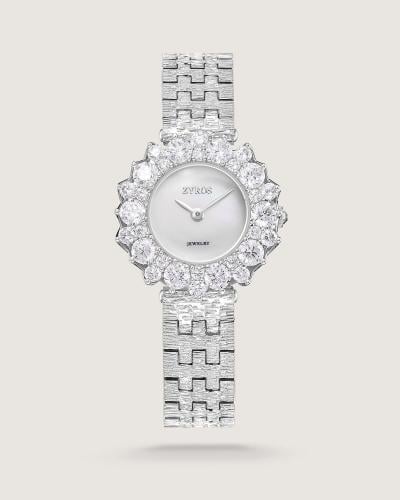 ساعة النبض النسائية ستيل بلون فضي