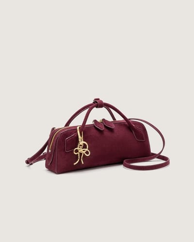 شنطة رحيق النسائية جلد بلون عودي