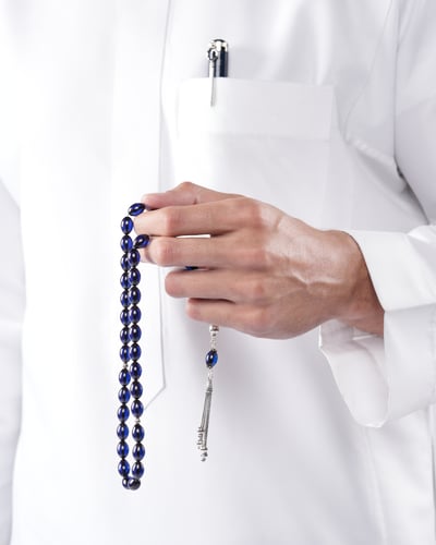 بوكس هدية رجالية قلم و سبحة بتصميم مميز