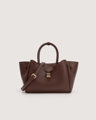 Milano Women's Leather Bag in Coffee Brown