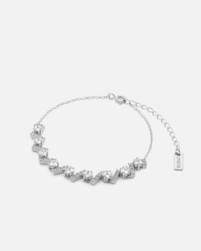 Enchanting Women's Silver Bracelet in Silver