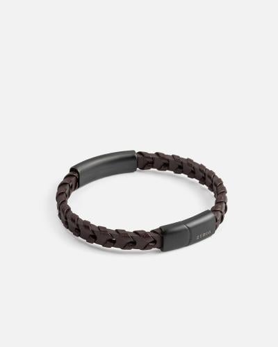 اسوارة رجالية بتصميم عملي بلون بني