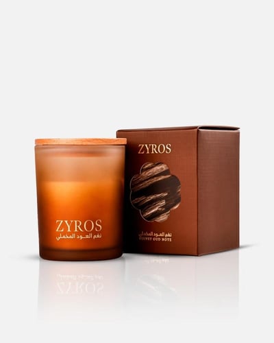 شمعة نغم العود المخملي