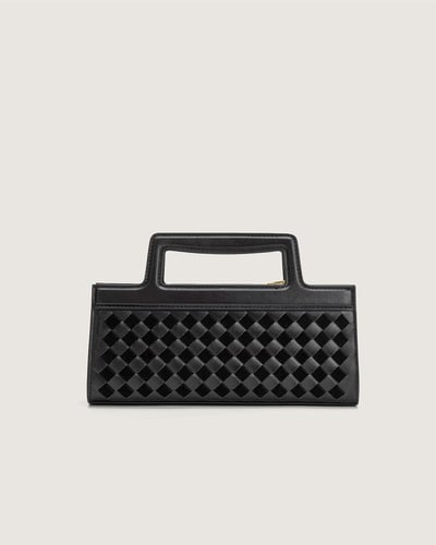 شنطة فيوريا النسائية جلد بلون أسود