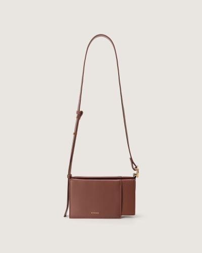 شنطة جوري النسائية جلد بلون بني