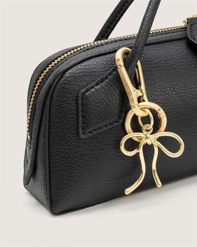 شنطة رحيق النسائية جلد بلون أسود