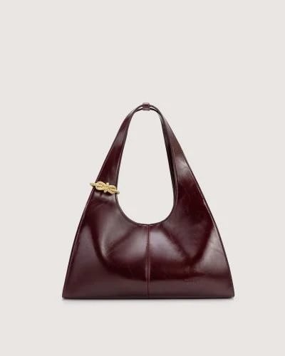 Riviera Women's Leather Bag in Maroon