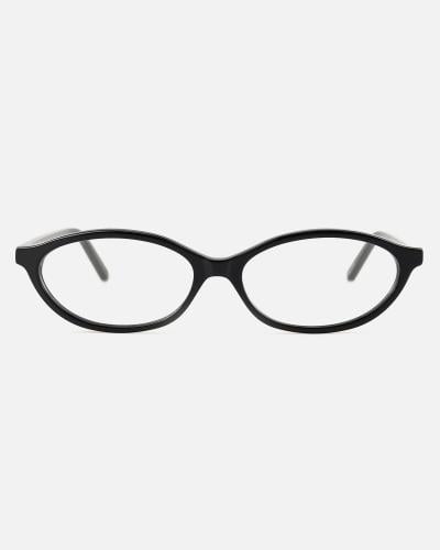 نظارة شمسية بقصة ملفتة بلون أسود