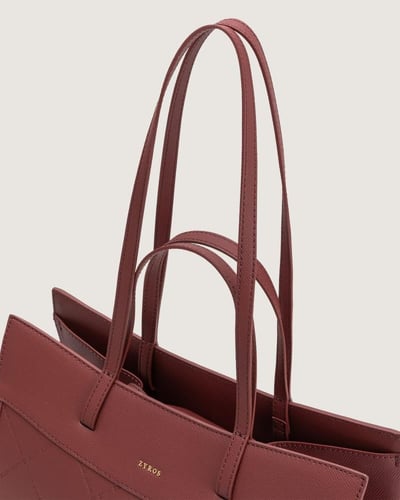 شنطة خُلود النسائية جلد بلون عودي