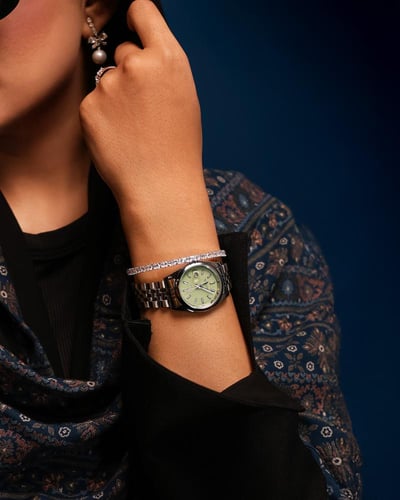 ساعة فخر النسائية ستيل بلون فضي