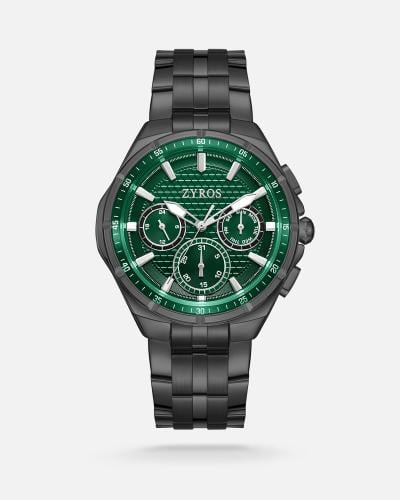 ساعة رجالية بسير ستيل باللون الرمادي