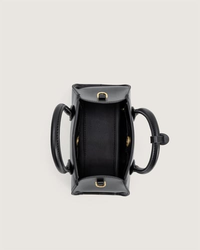 شنطة سيلستيا النسائية جلد بلون أسود