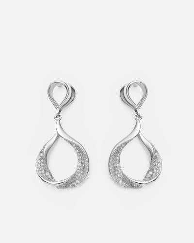 Captivating Women's Silver Earrings in Silver