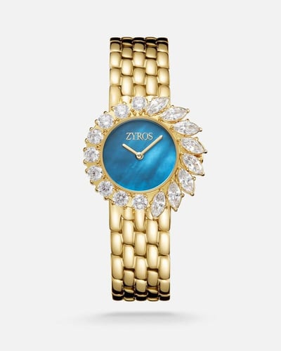 هدية نسائية طقم اكسسوار مع ساعة