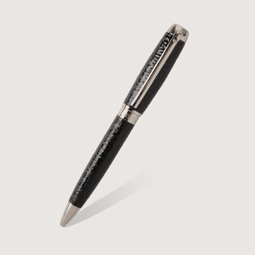 قلم رجالي فاخر بلون فضي وأسود