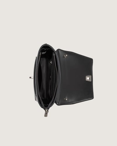 شنطة وهج بلون أسود بحجم متوسط لكل يوم.