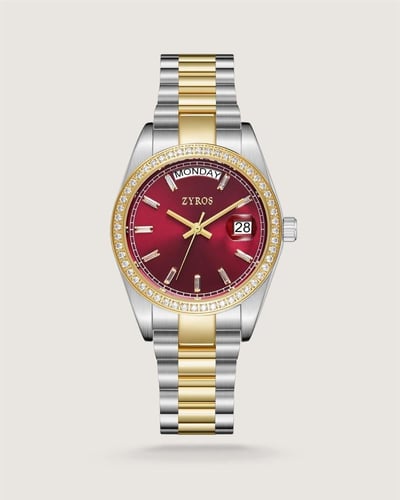 هدية نسائية ساعة و اسوارة وخاتم لمسة من الرقي