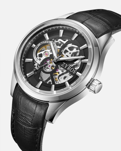 ساعة سيف الرجالية بلون رمادي