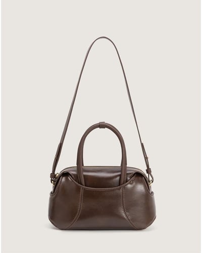 شنطة ماريا النسائية جلد بني