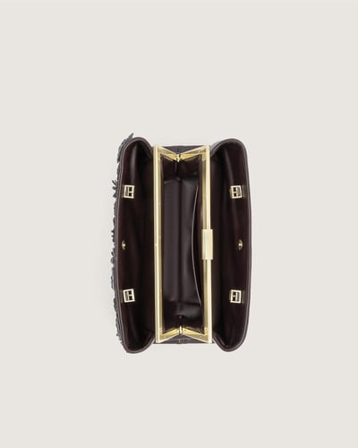 بوكس هدية شنطة لقى النسائية بلون بني