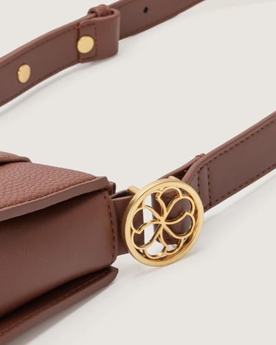 شنطة جوري النسائية جلد بلون بني