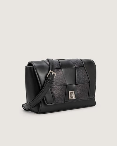 شنطة وهج بلون أسود بحجم متوسط لكل يوم.