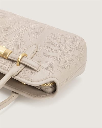 بوكس هدية شنطة سولار النسائية جلد بلون بيج