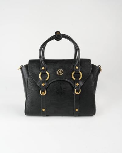 شنطة نسائية بمقاس كبير باللون الأسود