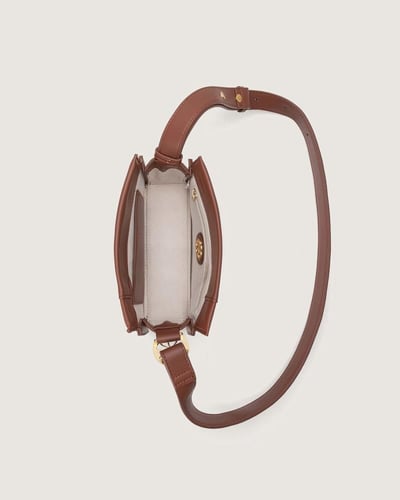 شنطة جوري النسائية جلد بلون بني