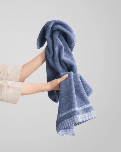 منشفة راقية باللون الأزرق