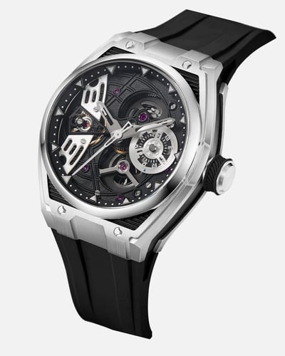 ساعة رجالية مميزة باللون الأسود