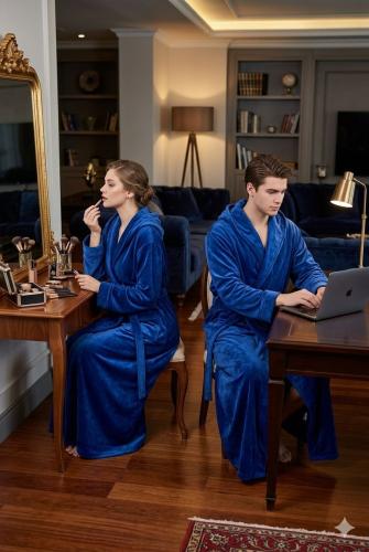 Bathrobe and home robe, comfortable and quick-abso...