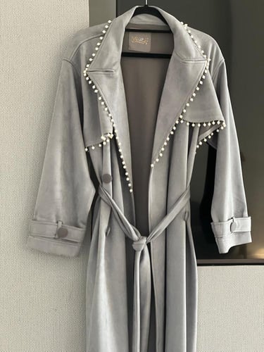 بليزر شتوي القماش شامواه وشك لولو