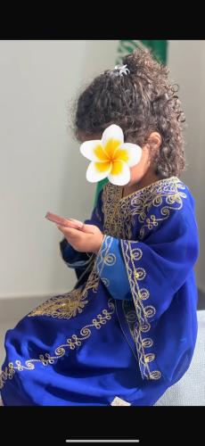 ثوب النشل للأطفال بلون الأزرق
