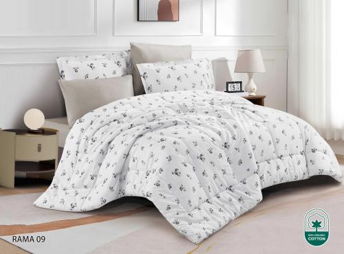 لحاف كينج بلوجرين قطن مشجر 6ق