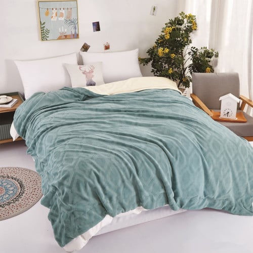 بطانية كوين مخمل جاكار فرو 150×230 تيفاني ت/8