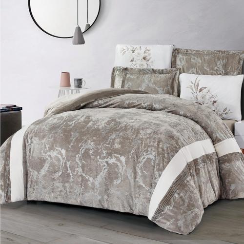 لحاف فينتو كينج مخمل مشجر 6 قطع