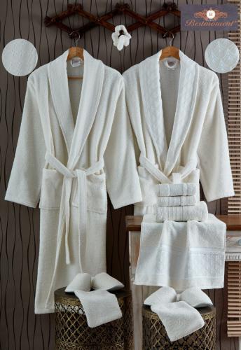 طقم روب حمام تركي 13قطعه سكري