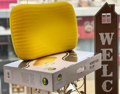 مخدة طبي بلوجرين ميموري فوم أصفر