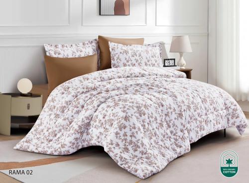 لحاف كينج بلوجرين قطن مشجر 6ق