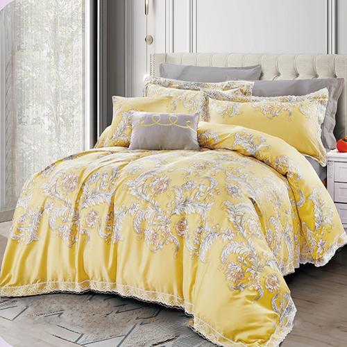طقم لحاف ELIZABETH الملكي الفاخر - مزدوج -11 قطعة