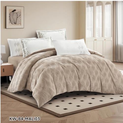 لحاف كينج مخمل سادة 6ق