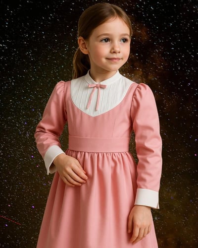 مريول كامل بقصة صدر بكسرات