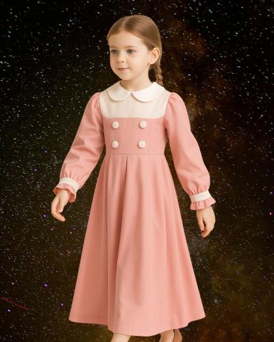 "مريول وردي أناقة الصباح – تصميم وسام هند"