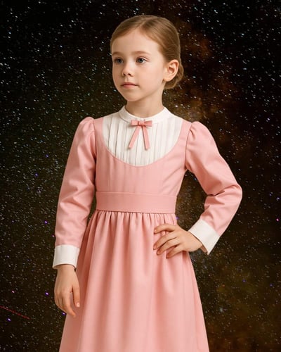 مريول كامل بقصة صدر بكسرات