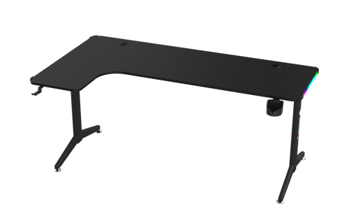 طاولة قيمنق زاوية يسار/اسود