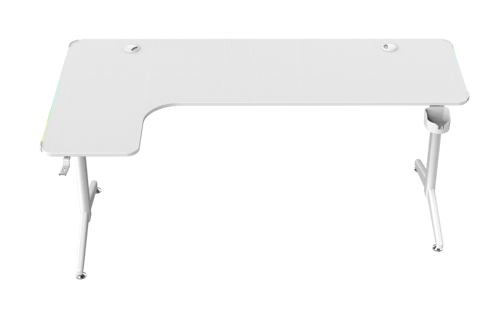 طاولة قيمنق زاوية يسار/ابيض